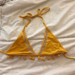 Tularosa yellow bikini top